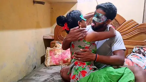 Desi Couple bhabhi dever romance and chudai with creampie