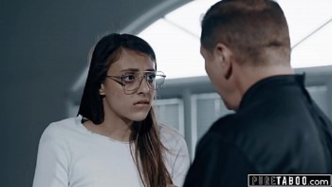 Gia Derza gets her ass drilled hard and deep by Priest's big cock while keeping her chastity intact