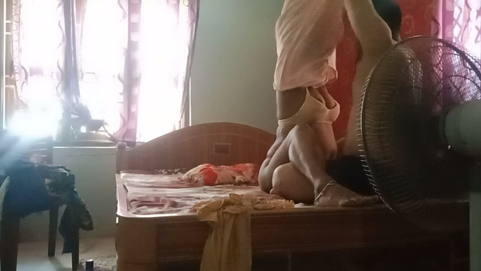 Beau's massive cock drills Priya Bhabi in a homemade threesome
