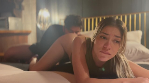 My diminutive queen eventually agrees to a steaming tinder fuck-a-thon, but then things get scorching with her hottest pal's steaming platinum-blonde gf