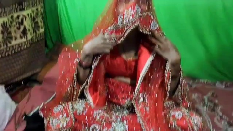 Desi Indian wife & husband get ravaged in Suhagraat like never before