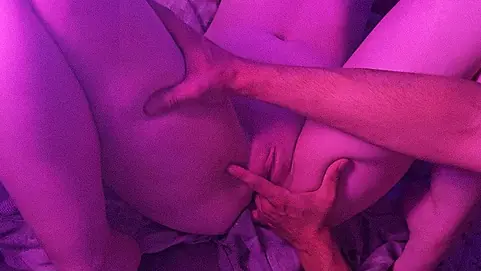 SweetPeeOV's tight pussy gets fingered and squeals with POV jism while getting finger-tickled